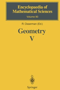 Abbildung von: Geometry V - Springer