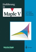 Cover: Einf&uuml;hrung in Maple V - Springer