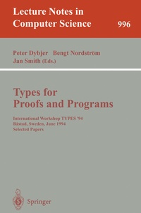Abbildung von: Types for Proofs and Programs - Springer