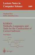 Cover: KORSO: Methods, Languages, and Tools for the Construction of Correct Software - Springer