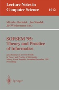 Cover: SOFSEM '95: Theory and Practice of Informatics - Springer