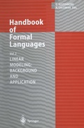 Cover: Handbook of Formal Languages - Springer