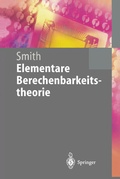 Cover: Elementare Berechenbarkeitstheorie - Springer