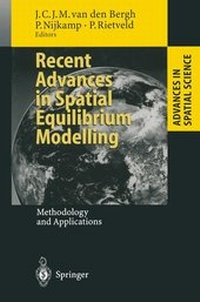 Enlarge image Cover: Recent Advances in Spatial Equilibrium Modelling - Springer