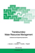 Cover: Transboundary Water Resources Management - Springer