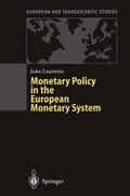 Cover: Monetary Policy in the European Monetary System - Springer