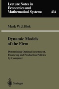 Cover: Dynamic Models of the Firm - Springer