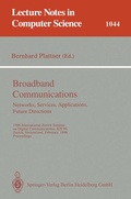 Cover: Broadband Communications: Networks, Services, Applications, Future Directions - Springer