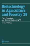 Cover: Plant Protoplasts and Genetic Engineering VII - Springer