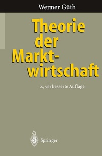Abbildung von: Theorie der Marktwirtschaft - Springer