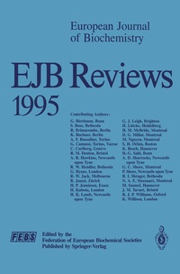 Enlarge image Cover: EJB Reviews - Springer
