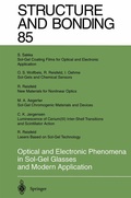 Cover: Optical and Electronic Phenomena in Sol-Gel Glasses and Modern Application - Springer