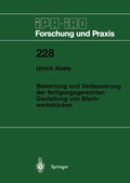 Cover: Bewertung und Verbesserung der fertigungsgerechten Gestaltung von Blechwerkst&uuml;cken - Springer