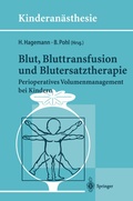 Cover: Blut, Bluttransfusion und Blutersatztherapie - Springer