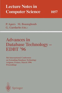 Enlarge image Cover: Advances in Database Technology EDBT '96 - Springer