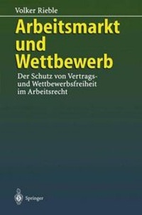 Abbildung von: Arbeitsmarkt und Wettbewerb - Springer