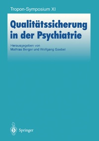 Abbildung von: Qualitätssicherung in der Psychiatrie - Springer