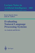 Cover: Evaluating Natural Language Processing Systems - Springer