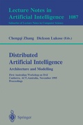 Cover: Distributed Artificial Intelligence: Architecture and Modelling - Springer