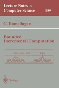 Cover: Bounded Incremental Computation - Springer