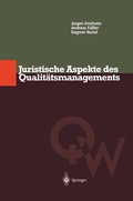 Abbildung von: Juristische Aspekte des Qualitätsmanagements - Springer