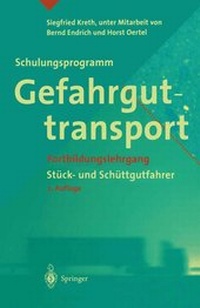 Enlarge image Cover: Schulungsprogramm Gefahrguttransport - Springer