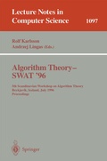 Cover: Algorithm Theory - SWAT '96 - Springer