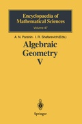 Cover: Algebraic Geometry V - Springer