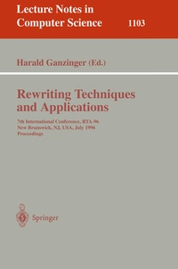 Enlarge image Cover: Rewriting Techniques and Applications - Springer