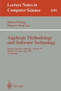 Cover: Algebraic Methodology and Software Technology - Springer