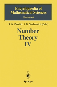 Enlarge image Cover: Number Theory IV - Springer