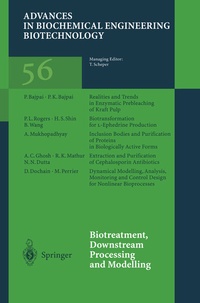 Enlarge image Cover: Biotreatment, Downstream Processing and Modelling - Springer