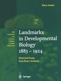 Cover: Landmarks in Developmental Biology 1883-1924 - Springer