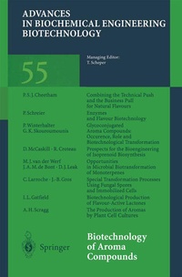 Enlarge image Cover: Biotechnology of Aroma Compounds - Springer