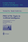 Cover: PRICAI '96: Topics in Artificial Intelligence - Springer