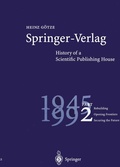 Cover: Springer-Verlag: History of a Scientific Publishing House - Springer
