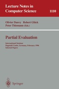 Cover: Partial Evaluation - Springer
