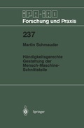 Cover: H&auml;ndigkeitsgerechte Gestaltung der Mensch-Maschine-Schnittstelle - Springer