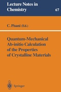 Bild: Quantum-Mechanical Ab-initio Calculation of the Properties of Crystalline Materials - Springer