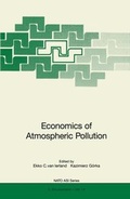 Cover: Economics of Atmospheric Pollution - Springer