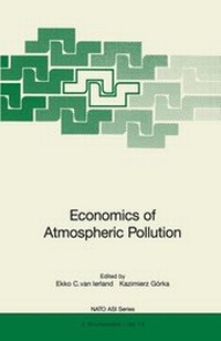 Enlarge image Cover: Economics of Atmospheric Pollution - Springer