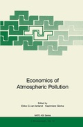 Cover: Economics of Atmospheric Pollution - Springer