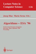 Cover: Algorithms - ESA '96 - Springer