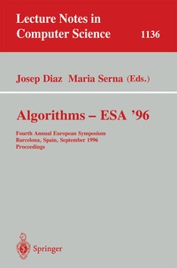 Enlarge image Cover: Algorithms - ESA '96 - Springer
