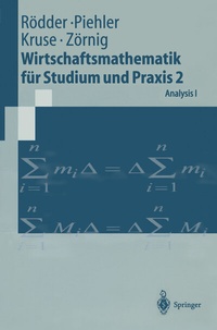 Abbildung von: Wirtschaftsmathematik für Studium und Praxis 2 - Springer