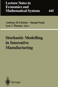 Cover: Stochastic Modelling in Innovative Manufacturing - Springer