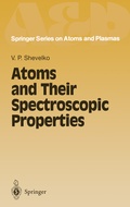 Cover: Atoms and Their Spectroscopic Properties - Springer
