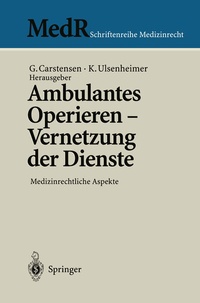 Abbildung von: Ambulantes Operieren - Vernetzung der Dienste - Springer
