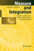 Cover: Measure and Integration - Springer