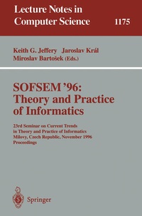 Enlarge image Cover: SOFSEM '96: Theory and Practice of Informatics - Springer